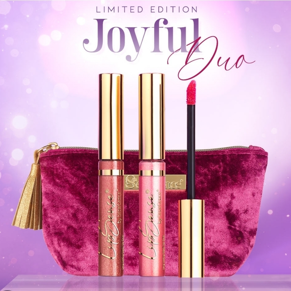 2 midi size Lipsense  Plus makeup bag.